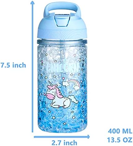 Ootd Unicorn Water garrafas para meninas, garrafas de água bonitas para a escola, garrafa de água de unicórnio de