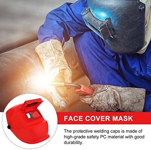 Doitool clássico de soldagem termoplástica Capacete de soldagem Máscara de capacete de soldagem de soldagem com lente Máscara