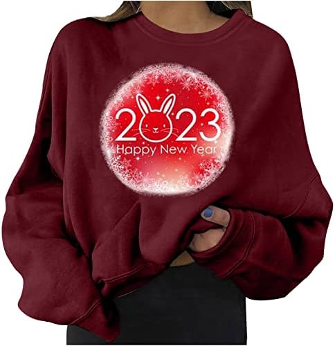 2023 camisetas casuais com estampa casual feminino moda de tamanho grande colorido de pomada de matha longa de manga longa blusa de