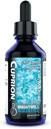 Brightwell Aquatics CuPrion-Solução iônica de cobre para uso profissional em tanques de aquário somente para peixes, 2-l