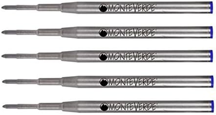 Monteverde Roll Soft Roll Reabills Compatíveis com canetas retráteis de Montblanc, 5 pacote, embalado a granel, M13