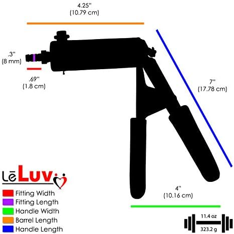 Leluv Ultima Male Aperfeiçoamento Pacote Blue Bomba Blue com medidor de vácuo emborrachado e 4 tamanhos de anéis de constrição 12 x 2,875 polegadas cilindro