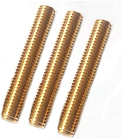 Brass de latão Yiwango totalmente rosqueadas 1. 77 polegadas Diâmetro M10 para haste de latão de parafuso de fixação de montagem