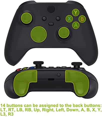 Kit de remapeamento programável Black Hope Black para Xbox Series X/S Controller, Upgrade Boards e Rails de Back e Blacks