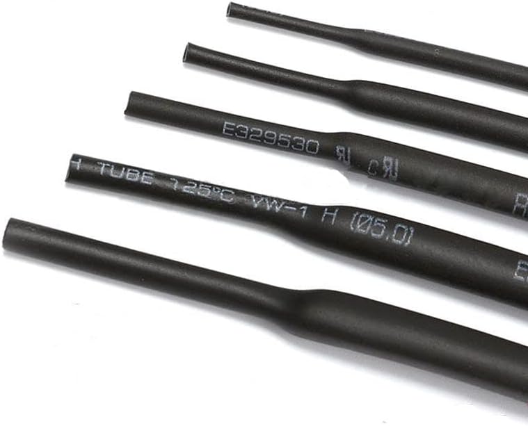 DHL grátis 1Roll 50m Rohs Black 2: 1 Manga de cabo 25mm 28mm 30mm Tubo de tubo de encolhimento de encolhimento de calor 30