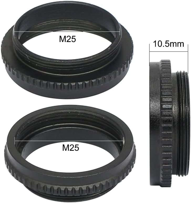 Acessórios para microscópio de laboratório Adaptador de objetiva Microscópio Ring-Microscópio A adaptador de anel de extensão de extensão de extensão de extensão interna RMS, interno de linha interna de 12 mm de 12 mm 18mm 28mm