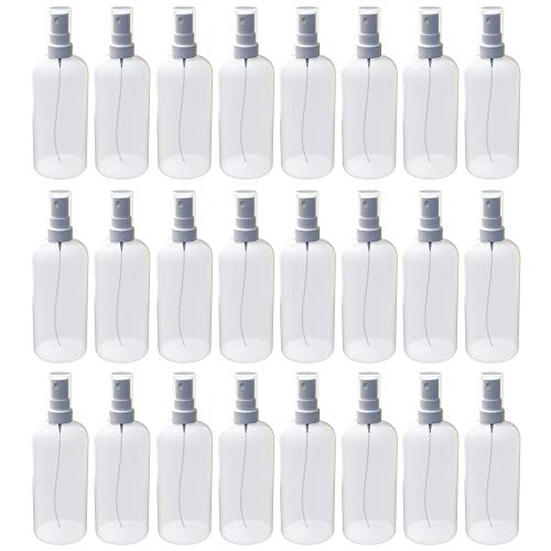 2 onças de garrafas de plástico com pulverizador - garrafas de desinfetante para as mãos vazias, garrafas de viagem para produtos