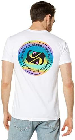 Camiseta de fluxo colorida de cor de cor do Quiksilver