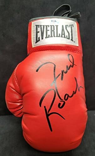 Freddie Roach assinou a luva de boxe Everlast autografada. PSA/DNA - luvas de boxe autografadas
