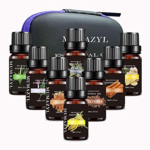 Mumazyl 2pack vetiver e vetiver, mirra, pimenta preta, canela, ylang ylang, patchouli, gengibre, zimbro de zuniperberry