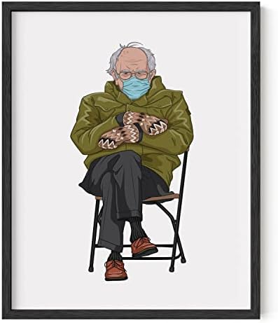 Haus e Hues Bernie Sanders Meme - Poster Bernie Sanders, pôsteres de meme, arte da parede de memes, pôsteres políticos Bernie Sanders