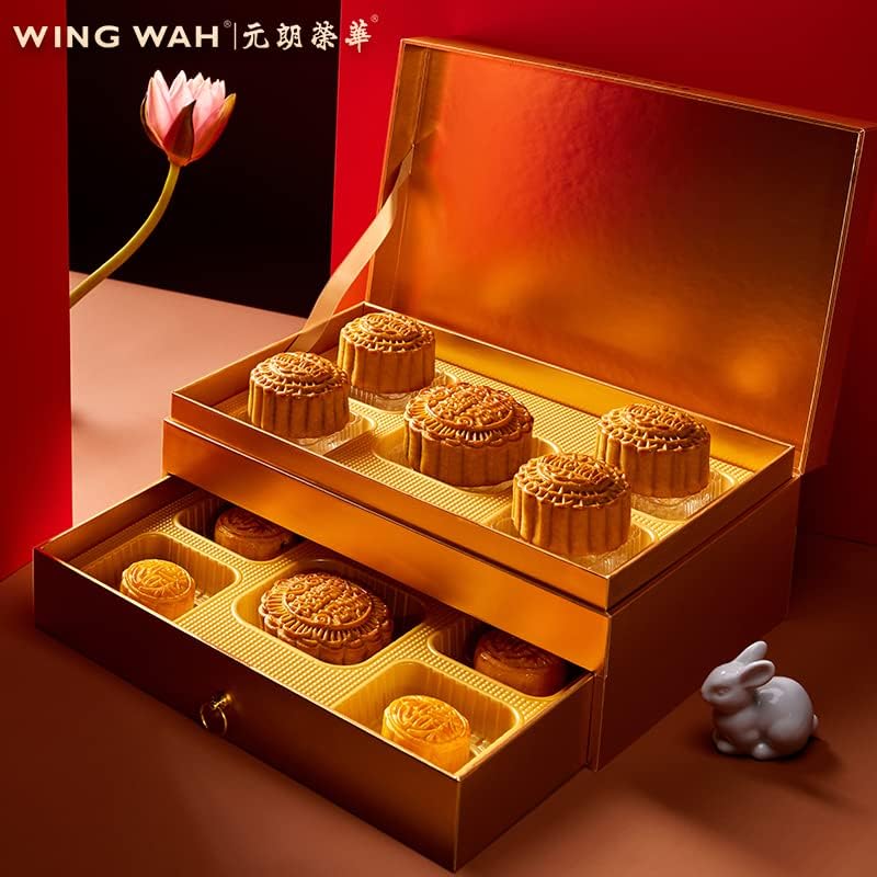 Yuen Long Wing Wah Chi Seleção Tastida Mooncakes 元朗荣华 致味心选臻 礼月 饼 饼 饼 饼 饼