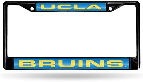 RICO UCLA BRUINS NCAA Black Metal Laser Placa de placa Frame - Conjunto de 2