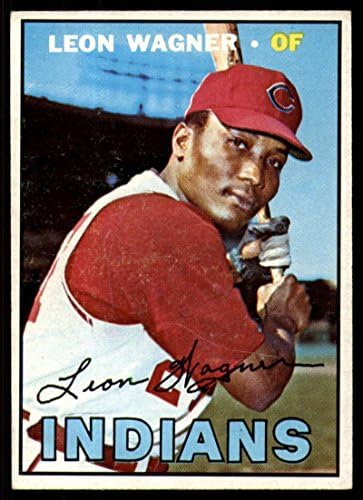 Baseball MLB 1967 Topps 360 Leon Wagner Ex excelente índios