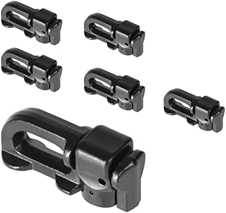 L-R-RACK Double Stud Tie Down de encaixe | Usado com trilho de trilho L para cama de caminhão, controle de carga de reboque,