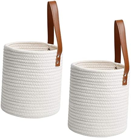 Zerodeko 2pcs Armazenamento de cesta pendurada em vasos