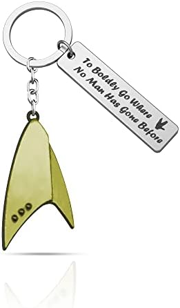 Pingentes inspiradores de keychain de estrela para homens Acessórios de aço inoxidável de aço engraçado