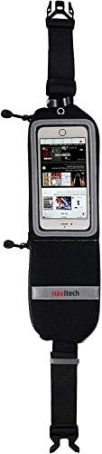 Navitech Black Mobile Teleple Impermend Running Scustand - Compatível com o LG V50 Thinq 5g