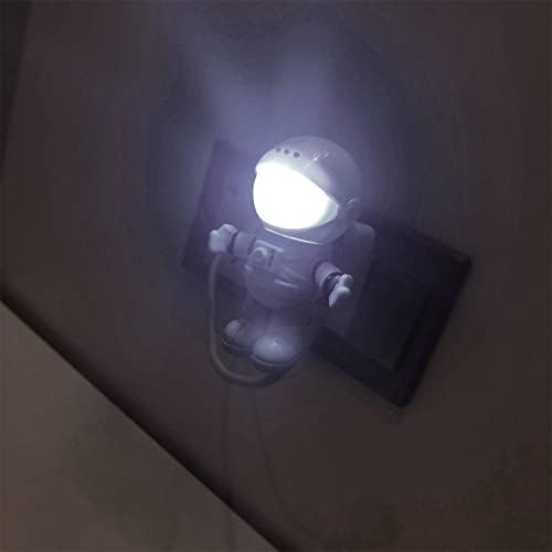 NC Astonaut Shape Light LED LED NIGHTA LUZ DE ILUSTIMENTAÇÃO PORTÁVEL ENVERMELHE ENCOMENDE ENCOLUNIRA Lâmpada de cabeceira de cabeceira