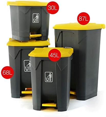 Zyledw Dustbins Reciclagem de resíduos internos externos com lixo do tipo de pedal pode shopping de lixo comercial de reciclagem