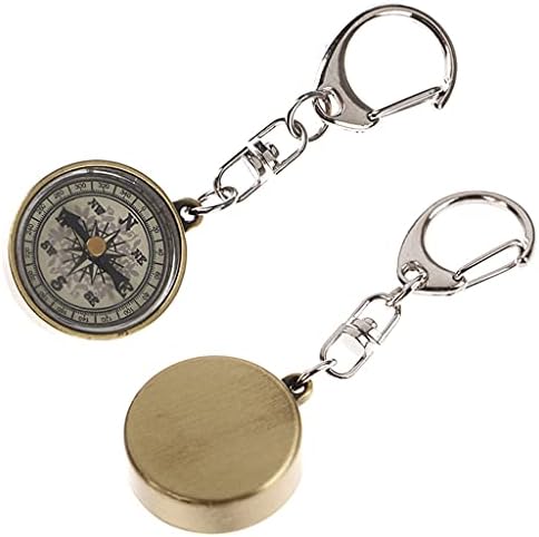 TJLSS Mini Survival Compass Compass Alloia de zinco Camping Compass ao ar livre Hunting Pocket Compass Navigator com keychain