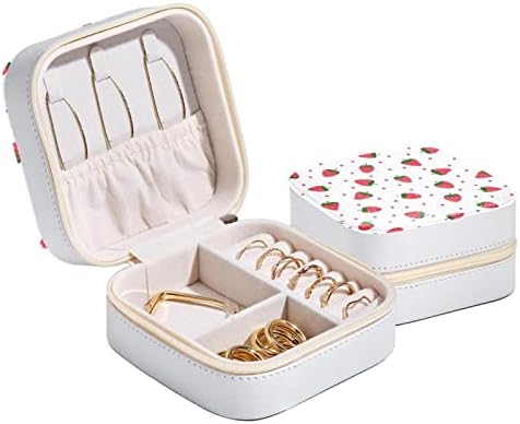 Mini Jóias portáteis de viagem Caixa de joias para anel, pingente, brinco, caixa de organizador de colar, presentes