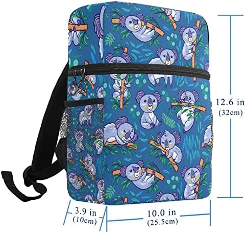 Mochila laptop VBFOFBV, mochila elegante de mochila de mochila casual bolsa de ombro para homens, desenho animado koala floresta tropical florestal