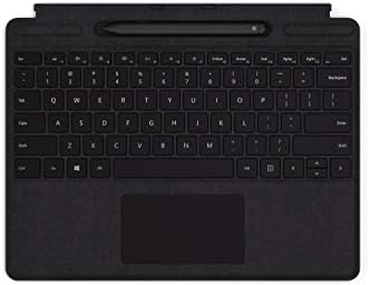 Novo teclado de assinatura do Microsoft Surface Pro X com caneta fina