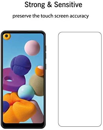 Protetor de tela Ailun para Galaxy A11/M11 3 Pacote de vidro temperado temperado Ultra Clear Anti-Scratch Case Friendly