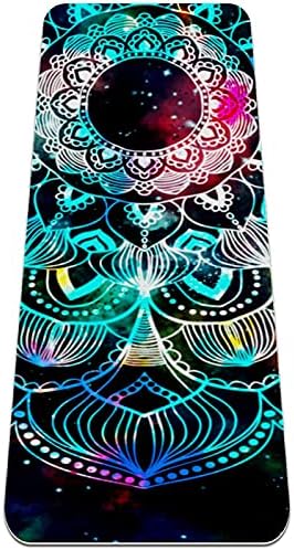 Ndkmehfoj antigo galáxia mandala ginástica dobrável ginástica Mat Yoga Mat Pad Não deslizamento Perca peso Esportes