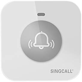 Sistema de chamada sem fio SingCall, sistema de chamadas de enfermagem, Pagador aquático de 360 ​​graus Receptor de relógio 1 Receptor de relógio 10 botões de chamada