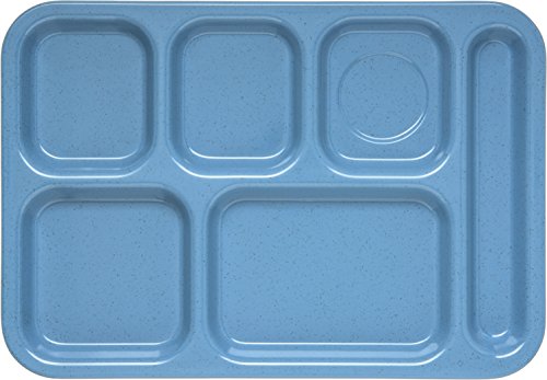 Carlisle FoodService Products Direito Pesado de 6 Compartimentos para Melamina Bandeja 10 X 14-Sandshade