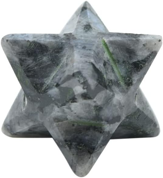 Gagzi Natural Reiki Healing Crystal Gemstone Gerador de energia espiritual Sodalite Merkaba Star 8 pontos 20 a 25 mm aprox