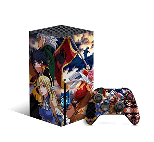 O Filho de God Dragon Anime X-Box-Série-X Controladores de Console Decalques de Pele Setes Wrap Vinyl para X-Box-Series-X Console