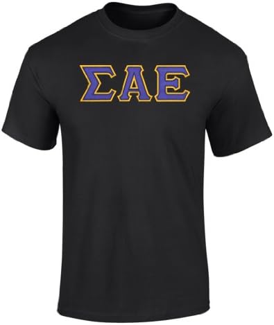 Moda Grega Sigma Alpha Epsilon Twill Letter