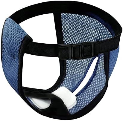 Cinturão reutilizável de Slakkenreis 3 fraldas de reposição menstrual adequado para azul pequeno