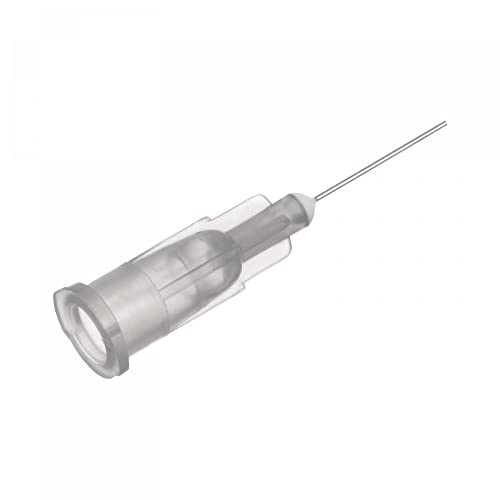 Uxcell Industrial Blunt Tip Dispensing Needle com trava Luer para pistola de cola líquida, 27g 1/2 , 10 pcs