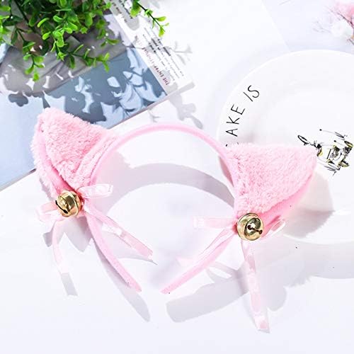 Bandas de festa para mulheres ouvidos gatos orelhas de cabana para a cabeça Anime Anime Wolf Dogs Ears de bandana da cabeça Menina