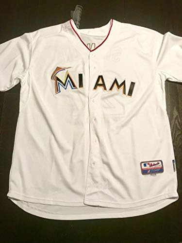 GIANCARLO Stanton assinou a mão Miami Marlins Jersey PSA DNA Cert - camisas MLB autografadas