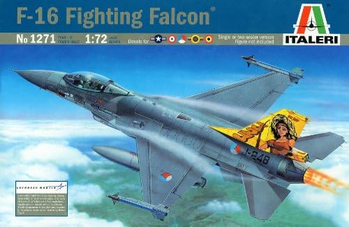 Italeri 1:72 Aeronave nº 1271 F-16A/B Fighting Falcon Model Kit