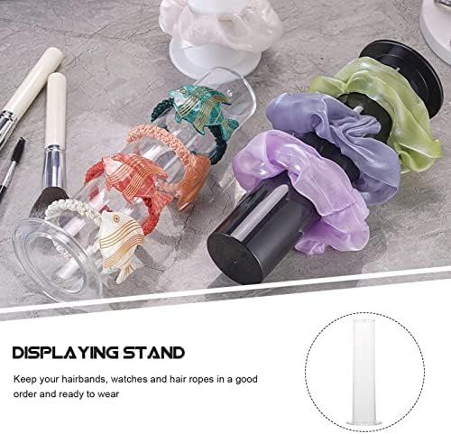 Organizador de jóias de Toyvian Stand Stand Band Band Hairband Display Stand Clear Jewelry Organizador para meninas Presentes