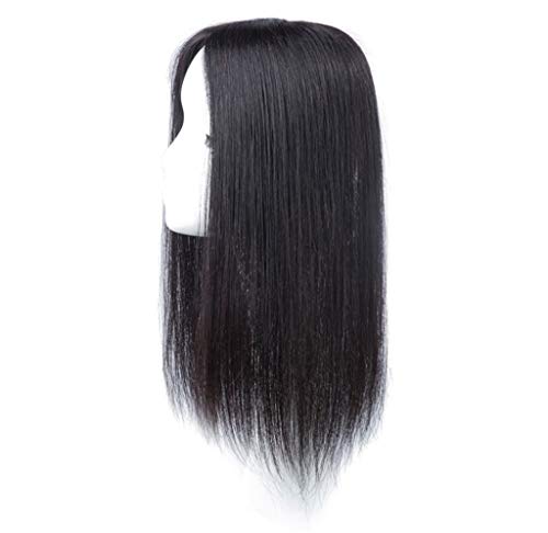 Lxue grande base de cabelos humanos de base para cabelos séria, figlet de peças grátis para mulheres, preto natural de