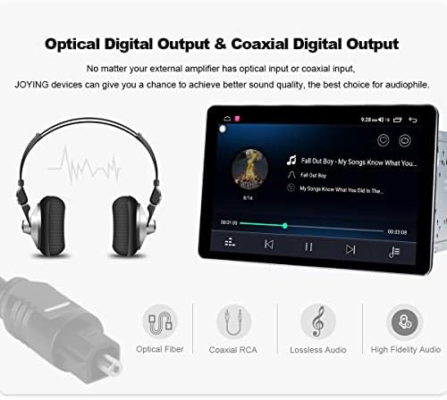 Joying 8 Toyota Universal Android Head Unit com Ultra-Screen 1280 * 800 Radio Compatível com Toyota Camry/Rav4/Corolla/Hilux/4Runner/Sequoia/FJ