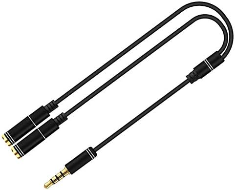 Ubibot Audio Jack Splitter para dispositivo Ubibot GS1/SP1, fone de ouvido estéreo macho para 2 fêmea, divisor, adaptador de cabo, tomada de plugue, plugue de 3,5 mm para soquete de 3,5 mm