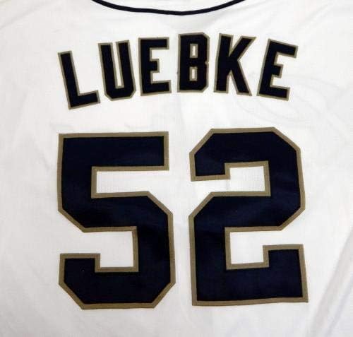 2015 San Diego Padres Cory Luebke 52 Jogo emitido White Jersey - Jerseys MLB usada