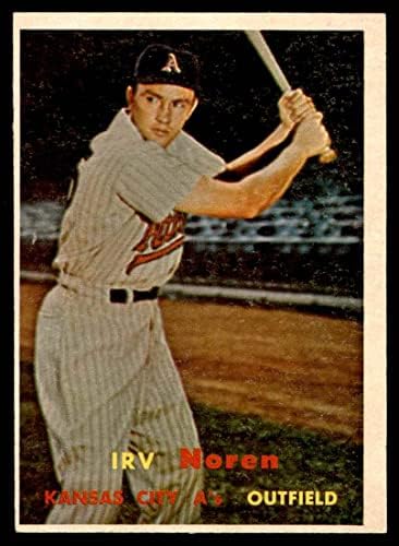 1957 Topps 298 Irv Noren Kansas City Athletics VG/Ex Athletics