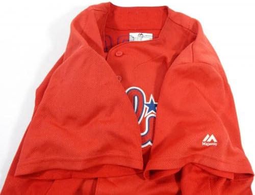 Philadelphia Phillies Nicolas Torres 19 Game usou camisa vermelha estend st bp l 1 - jogo usado camisas mlb