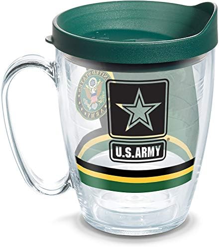 Tervis Traveler Exército Forever Orgulhoso Triplo Triplo Tumbler Viagem Copa mantém bebidas frias e quentes, 20oz, aço inoxidável