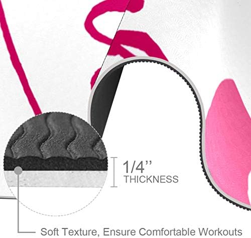 Siebzeh Pink Princess Princess Pattern Premium grossa de ioga de ioga ecológica Saúde e fitness não deslizam para todos os tipos de ioga de exercício e pilates