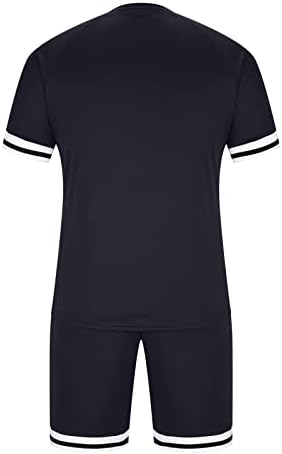 Zhishiliuman masculino Conjunto de esportes de 2 peças Camisetas de manga curta e shorts Sortlotamento de sugest